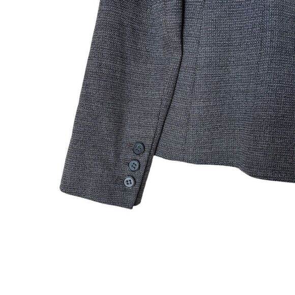 Theory Gabe Bp Portmore Wool Gray Blazer Jacket Slim Fit Size 0 - Picture 5 of 7